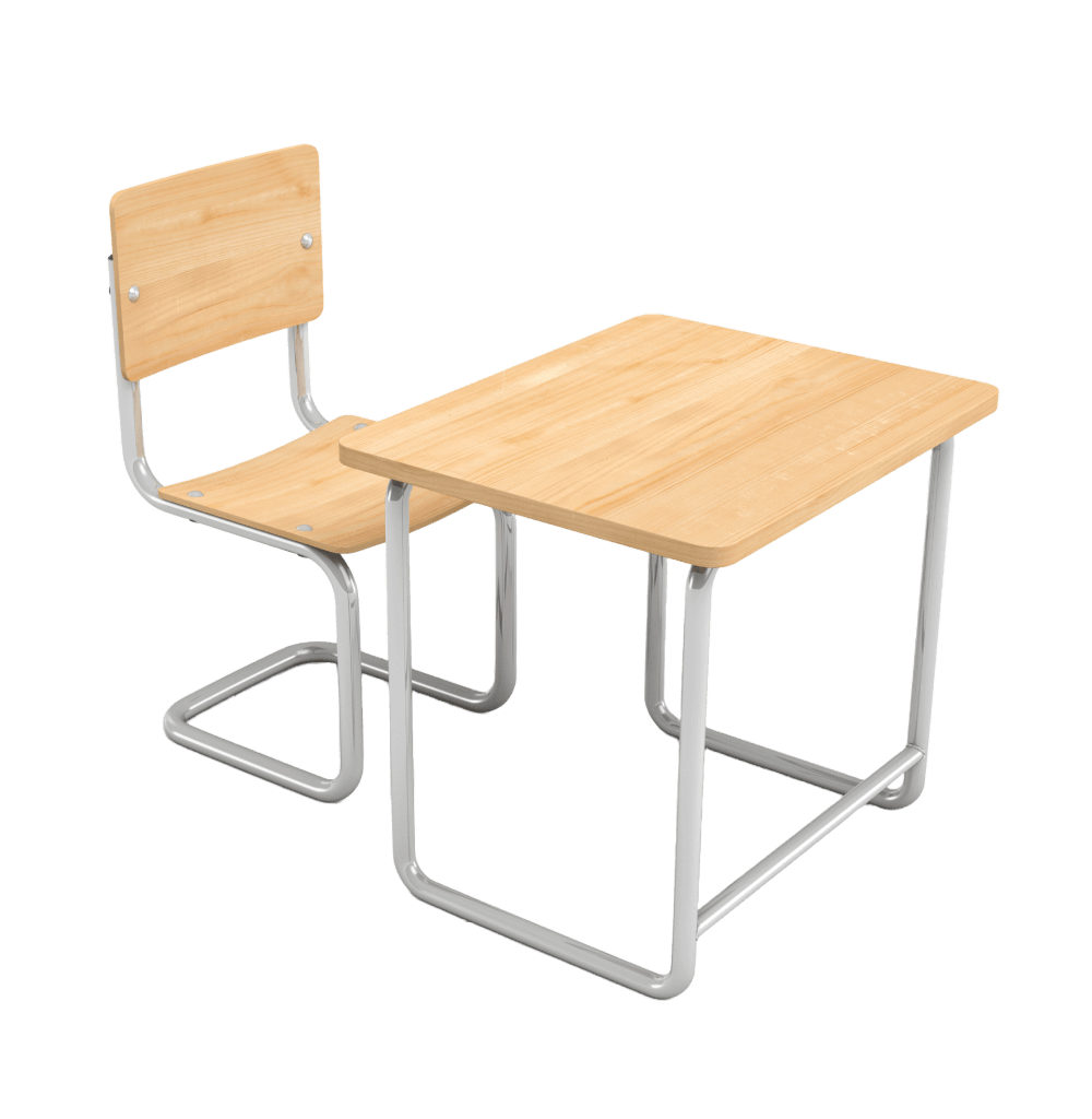 Wooden Desk And Chair